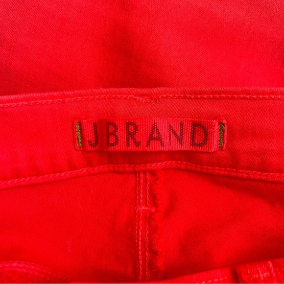J Brand Red Midrise Skinny Leg Jeans 27 - Picture 4 of 6
